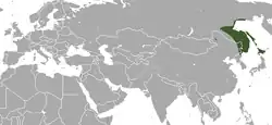 Map of range