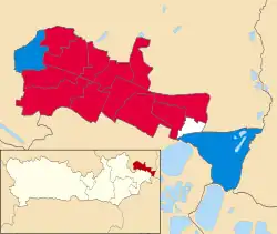 2019 results map
