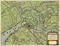 The Siege of Sluis (1604). Engraving by Joan Blaeu. From the Atlas van Loon, 1649.