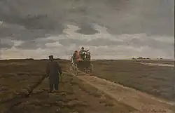 Moor Landscape with a Coach (1913)
