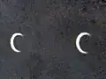 Reflection of the eclipse from Pallipalayam, India