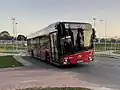 Some Vilnius city bus routes run through Grigiškės, Lentvaris, Klevinė, Bendoriai, Didžioji Riešė and other suburbs in Vilnius district and Trakai district municipalities