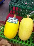 Being sold at a greengrocer in Japan