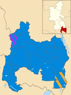 2011 results map