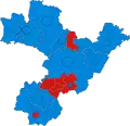 2011 results map