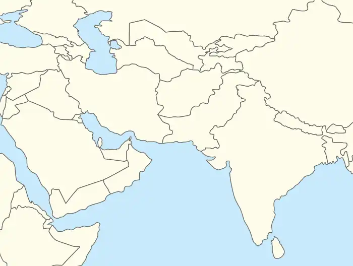 Shalban Vihara is located in Southwest Asia