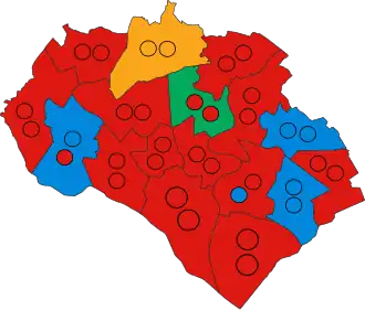 2023 results map