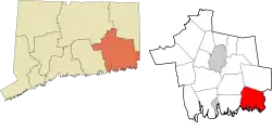 Stonington's location within the Southeastern Connecticut Planning Region and the state of Connecticut