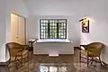 Spa bath and chairs.