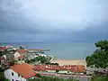 Beach and port