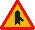 TP-1c Intersection with priority over incorporation from the right