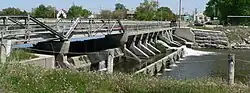 The dam on the Cedar River at Spalding is listed in the National Register of Historic Places.[1]