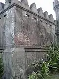 Spanish gate old wall