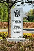 Stele to the French 5th Cuirassiers Regiment
