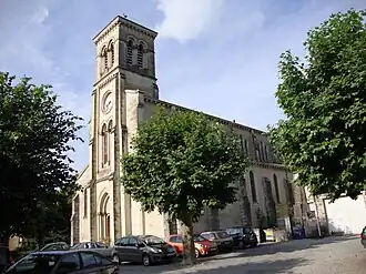 The church in Saint-Fortunat-sur-Eyrieux