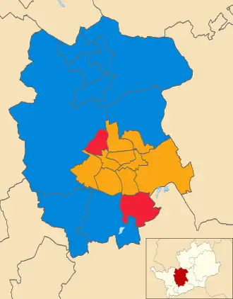 2018 results map