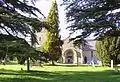 St Michael's & All Angels church, showing Norman doorway