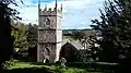 View on Lanhydrock Church and House