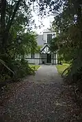 Approach down the path