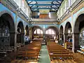 The nave photographed from the altar