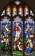 Church of St Martin, Fornham St Martin. Stained glass window (2012)