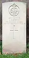 J Whiston, 5th Dragoon Guards; gravestone, St Mary's Church, Eccleston