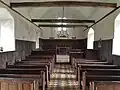 Interior, looking east