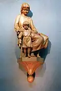 St Mary and Child Christ Lime wood St Mary's Hospital Chapel, London