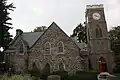 North-west side of the church and parish house.