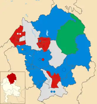 2023 results map