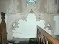 St John the Baptist parish church: Decorated Gothic recess in the chancel with ogees, cusps and crockets