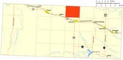 Location of Star Township