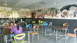 The canteen.