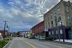 View along Water Street in October 2022