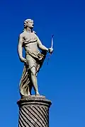 Another statue in the castle grounds