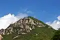 The rock of Cos seen from Sainte-Cécile