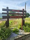 Welcome sign south