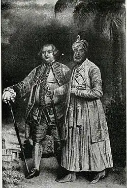 Stringer Lawrence and Nawab Wallajah in Madras[5]