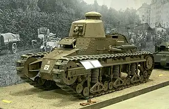 Swedish NC-27 (strv fm/28) at the Swedish tank museum of Arsenalen, Strängnäs, Sweden, in 2011.