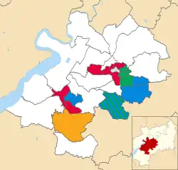 2011 results map