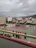 A rehearsal for the 28 October parade (similar to the 25 March parade) in Argos, 2021.