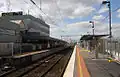 Northbound view from Platform 1, October 2009