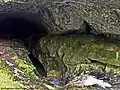 Sumidouro da ribeira dos Amiais, were the water from the stream infiltrates
