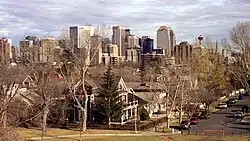 Sunalta with downtown Calgary in background
