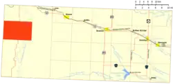 Location of Sunny Slope Township