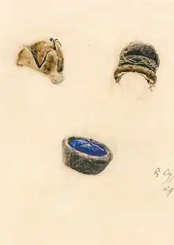 Winter Hats (1889-1890, Surikov Krasnoyarsk State Museum of Art)