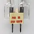 G6.35 bi-pin connector