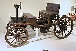 Image 43The second Marcus car of 1888 (from History of the automobile)