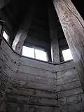 Top floor of tower