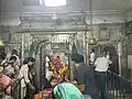 Sanctum sanctorum with silver work